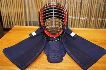 一分五厘紺革具の目防具一式