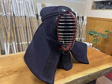 ミツボシ製　謹製峰　総紺革剣道具セット
