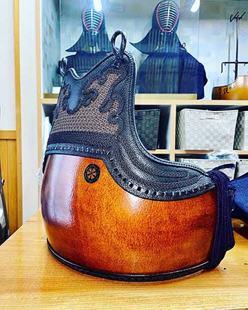 60本型竹胴　オリジナル胴胸×橘塗謹製拭き漆塗