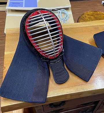 手刺総紺革1.5分具の目刺　面
