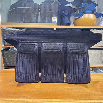 旭峰　別注　家紋入り胴ジュラシックブルー×紺反胸